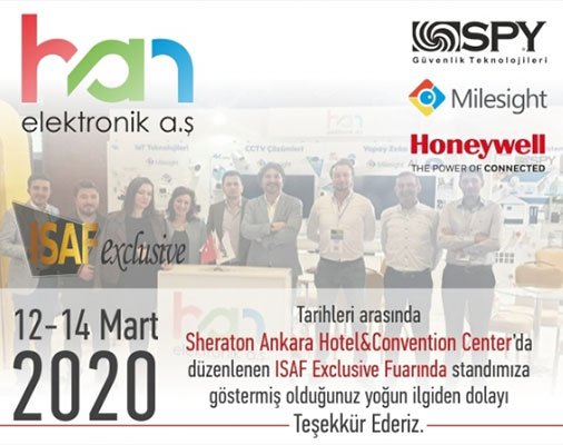 ISAF EXCLUSIVE ANKARA 2020 Güvenlik Fuarı